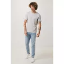 Tricou unisex, 2509E17059, iqoniq, 61x44x1 cm, Bumbac, Gri light, XXS