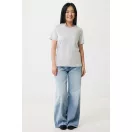 Tricou unisex, 2509E17059, iqoniq, 61x44x1 cm, Bumbac, Gri light, XXS