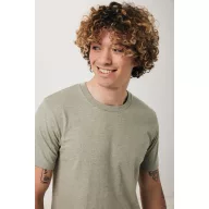   Tricou unisex, 2509E17058, iqoniq, 61x44x1 cm, Bumbac, Verde light, XXS