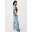 Tricou, Unisex, 2502E10391, iqoniq, Bumbac, Gri antracit, XXS