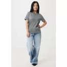 Tricou, Unisex, 2502E10391, iqoniq, Bumbac, Gri antracit, XXS