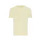 Tricou cu maneca scurta, la baza gatului, Casual, Unisex, iqoniq, 2410E19162, Bumbac, Galben crem, L