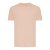 Tricou cu maneca scurta, la baza gatului, Casual, Unisex, iqoniq, 2410E19296, Bumbac, Portocaliu peach, L