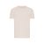 Tricou cu maneca scurta, la baza gatului, Casual, Unisex, iqoniq, 2410E19156, Bumbac, Roz cloud, S