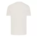 Tricou cu maneca scurta, la baza gatului, Casual, Unisex, iqoniq, 2410E19197, Bumbac, Crem, M