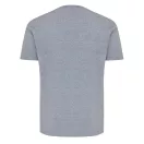 Tricou cu maneca scurta, la baza gatului, Casual, Unisex, iqoniq, 2410E19261, Bumbac, Albastru light navy, XL