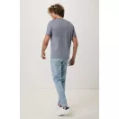 Tricou unisex, 2509E17060, iqoniq, 61x44x1 cm, Bumbac, Albastru light navy, XXS