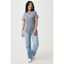 Tricou unisex, 2509E17060, iqoniq, 61x44x1 cm, Bumbac, Albastru light navy, XXS