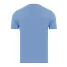 Tricou la baza gatului cu maneca scurta, iqoniq, 2610E15946, Unisex, Bumbac, Albastru Moon, S
