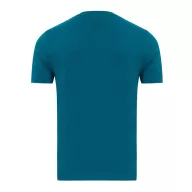   Tricou la baza gatului cu maneca scurta, iqoniq, 2610E15941, Unisex, Bumbac, Albastru Dark Teal, XXL