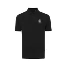 Tricou Polo, Unisex, maneca scurta, iqoniq, 2401E13454, Bumbac, Negru, 5XL