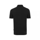 Tricou Polo, 42FEB234304, Iqoniq Yosemite, Bumbac, Unisex, Negru, XXS