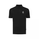 Tricou Polo, 42FEB234304, Iqoniq Yosemite, Bumbac, Unisex, Negru, XXS