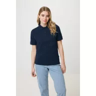  Tricou Polo, Unisex, maneca scurta, iqoniq, 2401E13456, Bumbac, Albastru navy, 5XL