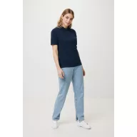   Tricou Polo, Unisex, maneca scurta, iqoniq, 2401E13456, Bumbac, Albastru navy, 5XL