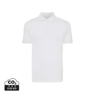   Tricou Polo, Unisex, maneca scurta, iqoniq, 2401E13457, Bumbac, Alb, 4XL