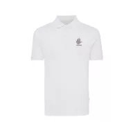   Tricou Polo, Unisex, maneca scurta, iqoniq, 2401E13458, Bumbac, Alb, 5XL