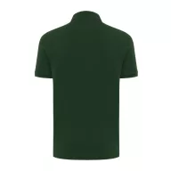   Tricou cu maneca scurta, Polo, Casual, Unisex, iqoniq, 2410E19623, Bumbac, Verde forest, 4XL