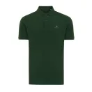 Tricou cu maneca scurta, Polo, Casual, Unisex, iqoniq, 2410E19625, Bumbac, Verde forest, L