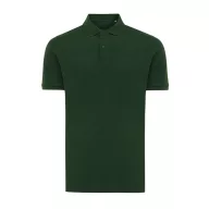   Tricou cu maneca scurta, Polo, Casual, Unisex, iqoniq, 2410E19628, Bumbac, Verde forest, XL