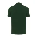 Tricou cu maneca scurta, Polo, Casual, Unisex, iqoniq, 2410E19630, Bumbac, Verde forest, XXL