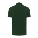 Tricou polo unisex, 2509E17255, iqoniq, 65x43x0.5 cm, Bumbac, Verde forest, XXS
