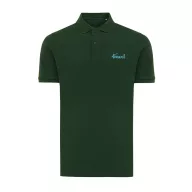   Tricou polo unisex, 2509E17255, iqoniq, 65x43x0.5 cm, Bumbac, Verde forest, XXS
