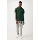 Tricou polo unisex, 2509E17255, iqoniq, 65x43x0.5 cm, Bumbac, Verde forest, XXS