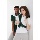 Tricou polo unisex, 2509E17255, iqoniq, 65x43x0.5 cm, Bumbac, Verde forest, XXS