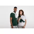 Tricou polo unisex, 2509E17255, iqoniq, 65x43x0.5 cm, Bumbac, Verde forest, XXS