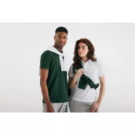   Tricou polo unisex, 2509E17255, iqoniq, 65x43x0.5 cm, Bumbac, Verde forest, XXS