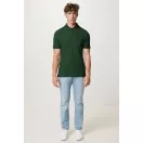 Tricou polo unisex, 2509E17255, iqoniq, 65x43x0.5 cm, Bumbac, Verde forest, XXS
