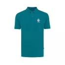 Tricou Polo, 42FEB234370, Iqoniq Yosemite, Bumbac, Unisex, Albastru Verdigris, L