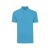 Tricou cu maneca scurta, Polo, Casual, Unisex, iqoniq, 2410E19685, Bumbac, Albastru tranquil, 4XL