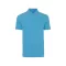 Tricou cu maneca scurta, Polo, Casual, Unisex, iqoniq, 2410E19685, Bumbac, Albastru tranquil, 4XL
