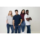Tricou cu maneca scurta, Polo, Casual, Unisex, iqoniq, 2410E19685, Bumbac, Albastru tranquil, 4XL