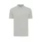 Tricou Polo, Unisex, maneca scurta, iqoniq, 2401E13459, Bumbac, Gri heather, 4XL