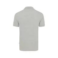   Tricou Polo, Unisex, maneca scurta, iqoniq, 2401E13459, Bumbac, Gri heather, 4XL