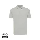 Tricou Polo, Unisex, maneca scurta, iqoniq, 2401E13460, Bumbac, Gri heather, 5XL