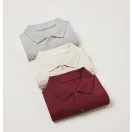 Tricou Polo, Unisex, maneca scurta, iqoniq, 2401E13460, Bumbac, Gri heather, 5XL