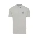 Tricou Polo, Unisex, maneca scurta, iqoniq, 2401E13460, Bumbac, Gri heather, 5XL