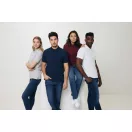 Tricou Polo, Unisex, maneca scurta, iqoniq, 2401E13460, Bumbac, Gri heather, 5XL