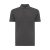 Tricou cu maneca scurta, Polo, Casual, Unisex, iqoniq, 2410E19634, Bumbac, Gri heather anthracite, L