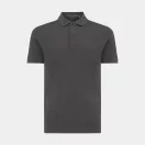 Tricou cu maneca scurta, Polo, Casual, Unisex, iqoniq, 2410E19635, Bumbac, Gri heather anthracite, M