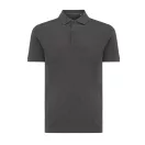 Tricou cu maneca scurta, Polo, Casual, Unisex, iqoniq, 2410E19637, Bumbac, Gri heather anthracite, XL