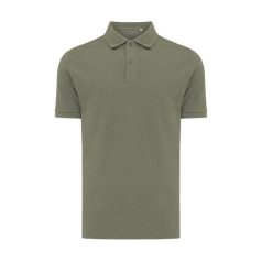   Tricou cu maneca scurta, Polo, Casual, Unisex, iqoniq, 2410E19662, Bumbac, Gri heather, M