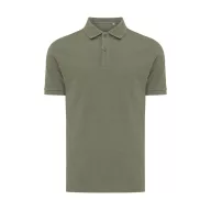   Tricou cu maneca scurta, Polo, Casual, Unisex, iqoniq, 2410E19666, Bumbac, Gri heather, XXL