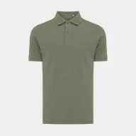   Tricou cu maneca scurta, Polo, Casual, Unisex, iqoniq, 2410E19666, Bumbac, Gri heather, XXL