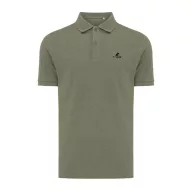   Tricou cu maneca scurta, Polo, Casual, Unisex, iqoniq, 2410E19666, Bumbac, Gri heather, XXL