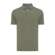   Tricou polo unisex, 2509E17258, iqoniq, 65x43x0.5 cm, Bumbac, Verde heather, XXS